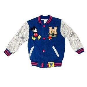 Unisex Jacket Walt Disney Applique ALL STAR Mickey Mouse Limited Edition Size 3